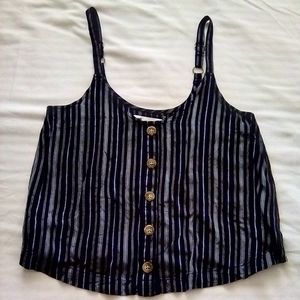 Hollister Easy Button-Front Tank • NWOT